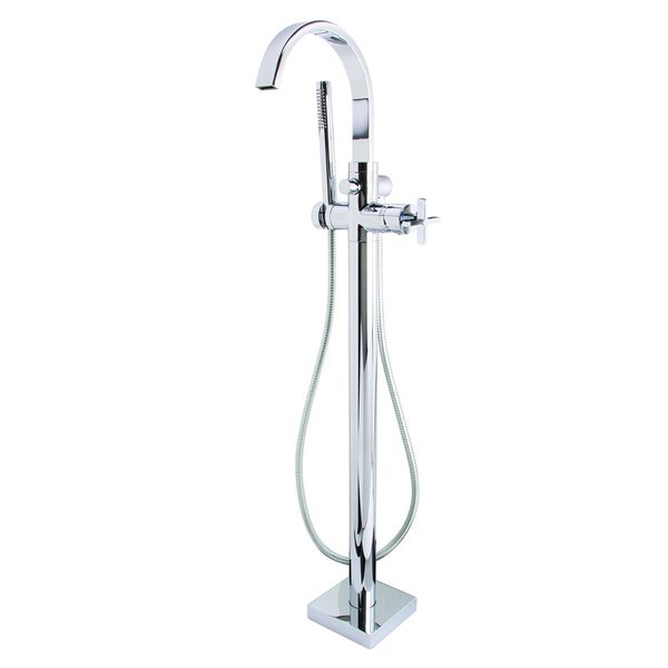 Speakman SB-2534 Free St&ing Roman Tub Faucet W/ Cross Handle PC SB-2534